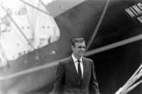「007は二度死ぬ」撮影中のショーン・コネリー=1966年