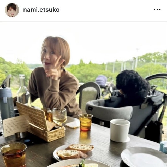 奈美悦子インスタグラム＠nami.etsukoより