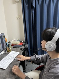 イラストを描いている時