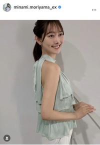 森山みなみアナウンサーのインスタグラム＠minami.moriyama_exより