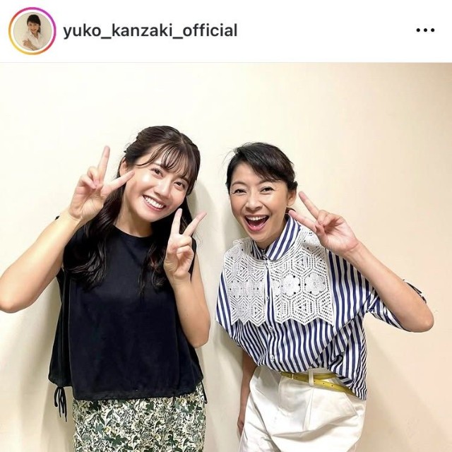 神崎ゆう子インスタグラム＠yuko_kanzaki_officialより