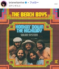 ブライアン・ウィルソンさんのインスタグラム@brianwilsonliveより