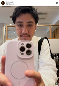 俳優のリンリンさん（本人のインスタグラムから）