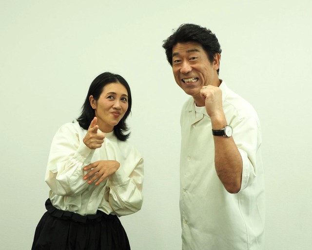 ミラクルひかる（左）と原口あきまさ