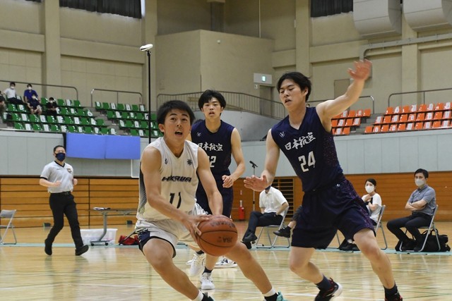 【男子決勝】日川―日本航空（全国高校総体バスケ山梨県大会2022）