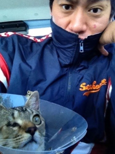 「とにかく助けたかった」と翔さん（提供写真）