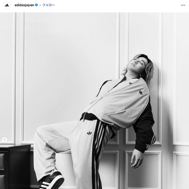 アディダスの公式インスタグラム「adidasjapan」から