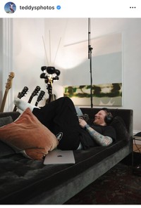 エド・シーランのインスタグラム＠teddysphotosより
