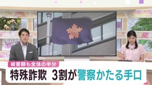 特殊詐欺被害　警察かたる手口が３割で被害額は全体の半分　宮城県警