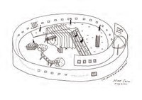 「クマのプーさん」展　展示プランのスケッチ、齋藤名穂