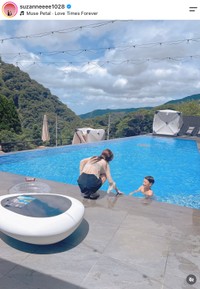 スザンヌさんの公式インスタグラムから