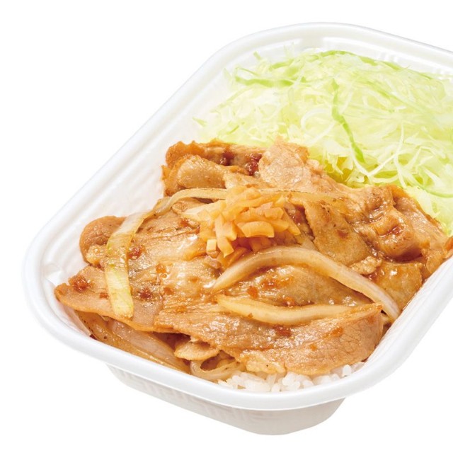 値段そのまま「チキンかつ1枚がもらえる」企画の対象メニュー「しょうが焼弁当」590円