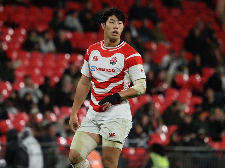ラグビー - 早稲田大・矢崎由高 ”世界最強”南アフリカから唯一のトライ