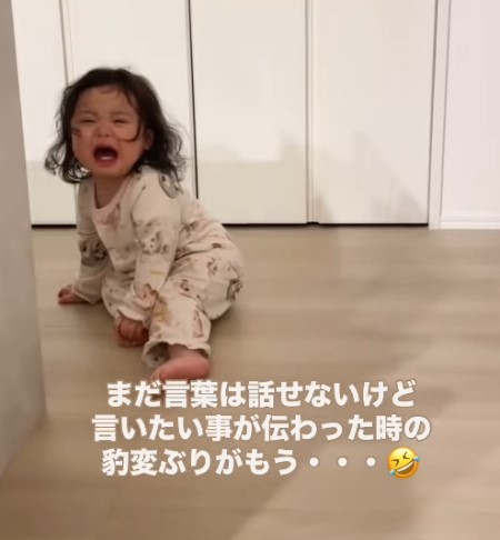 大きな声で号泣していたのに…（提供：＠akittotanさん）
