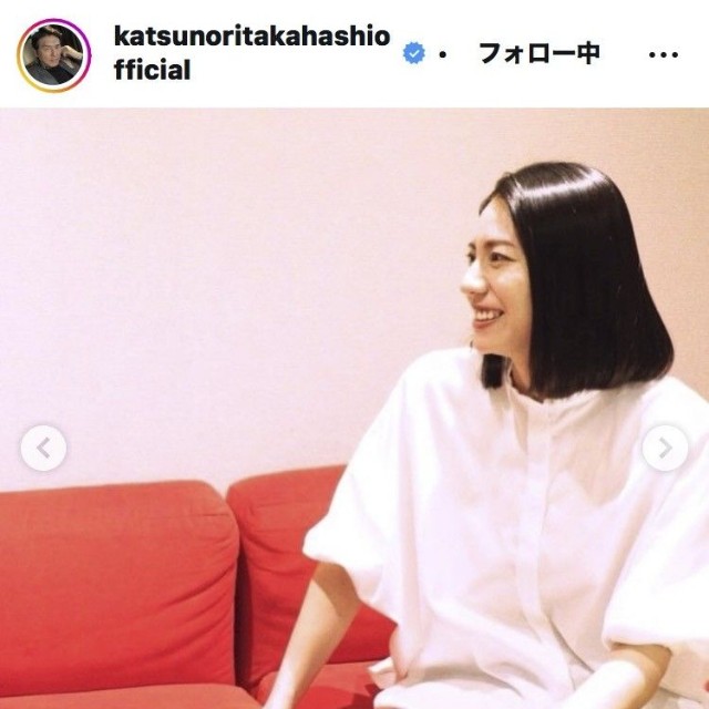 高橋克典のインスタグラム＠katsunoritakahashiofficialより
