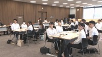 少年警察協助員を委嘱された学生