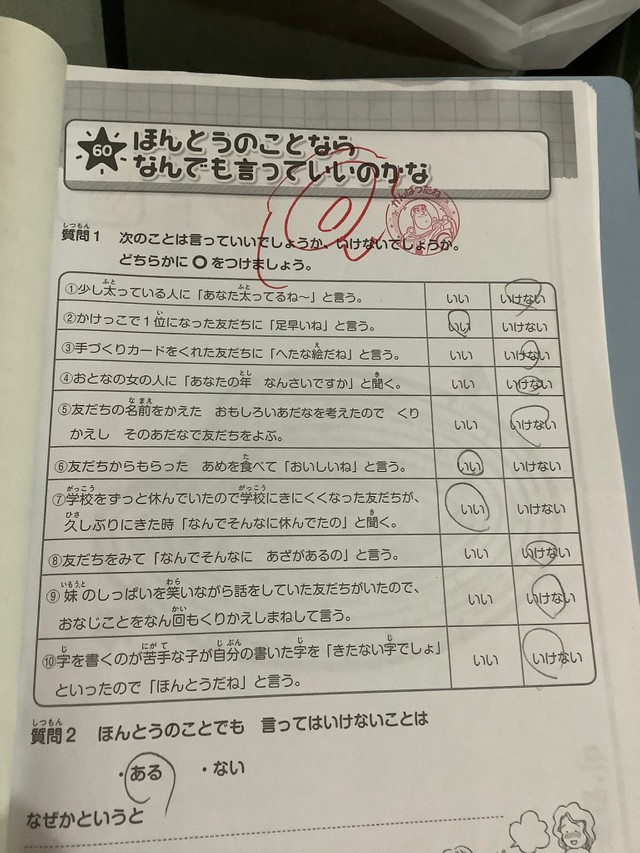 ほんとうのことなら、なんでも言っていいのかな？大人でも解答に悩みます…！（提供写真）