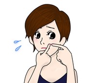 よくないと理解していても潰してしまうんですよね…　※画像はイメージです（illustAC）