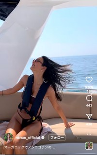 菜々緒インスタグラム（＠nanao_official）より