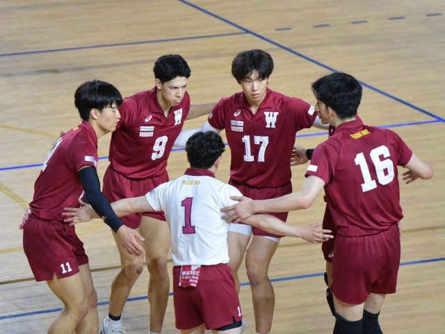 バレー - 早稲田大学・布台聖 強い言葉で鼓舞し、支える声で背中を押す
