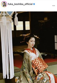 小芝風花のインスタグラム＠fuka_koshiba_officialより