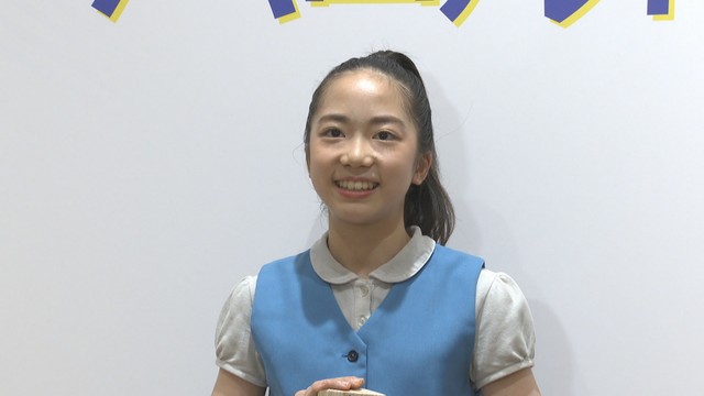 みのり役／中学2年 山﨑真央さん