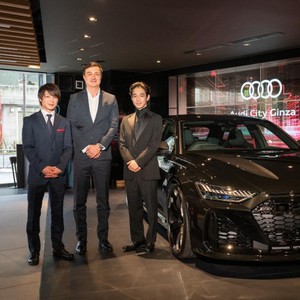 イベントには内村航平さんや片岡千之助さんも参加！アウディブランドの最先端を体感することができるショールーム「アウディシティ 銀座」がオープン 。