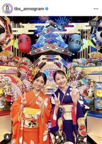 TBSアナウンサー公式インスタグラム＠tbs_annogramより