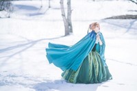 アナの衣装を着用した様子/サリエさん（@hummel827）提供