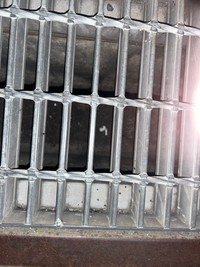 側溝に落ちたAirPods／ニケさん（@p63w_）提供