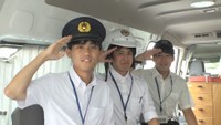 香川県警のインターンシップに参加した大学生