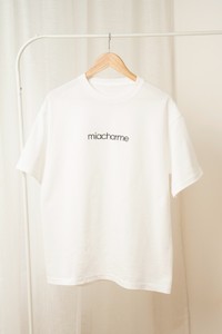 miacharmeロゴTシャツ（ホワイト）