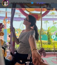 ミリー・ボビー・ブラウンのインスタグラム＠milliebobbybrownより