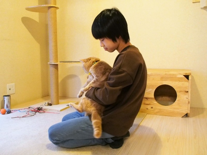 海輝くんとレオ