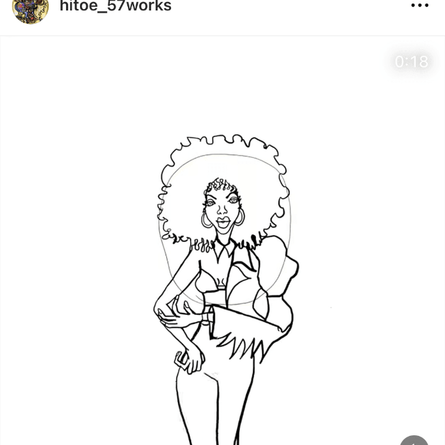 新垣仁絵 Hitoe Arakaki   (@hitoe_57works)さんのインスタグラムより