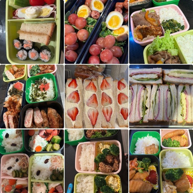 日本式のお弁当がいじめの対象に？（えび子さん提供）