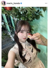 本田真凜のインスタグラム＠marin_hondaより