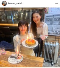さとう珠緒インスタグラム＠tamao_satohより
