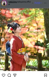 OCHA NORMA　中山夏月姫のインスタグラム＠natsume_nakayama.officialより