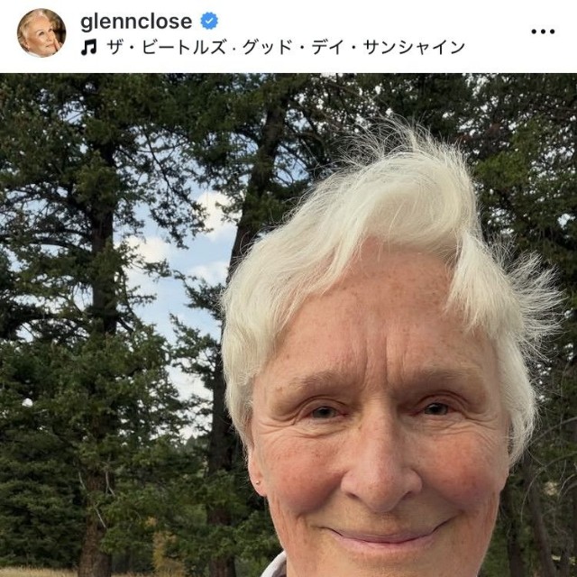 グレン・クローズのインスタグラム＠glenncloseより