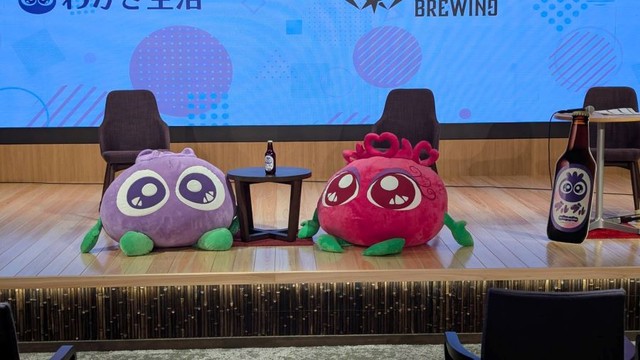 ビールお披露目会にも使用された「わかさの舞台」 ※筆者撮影