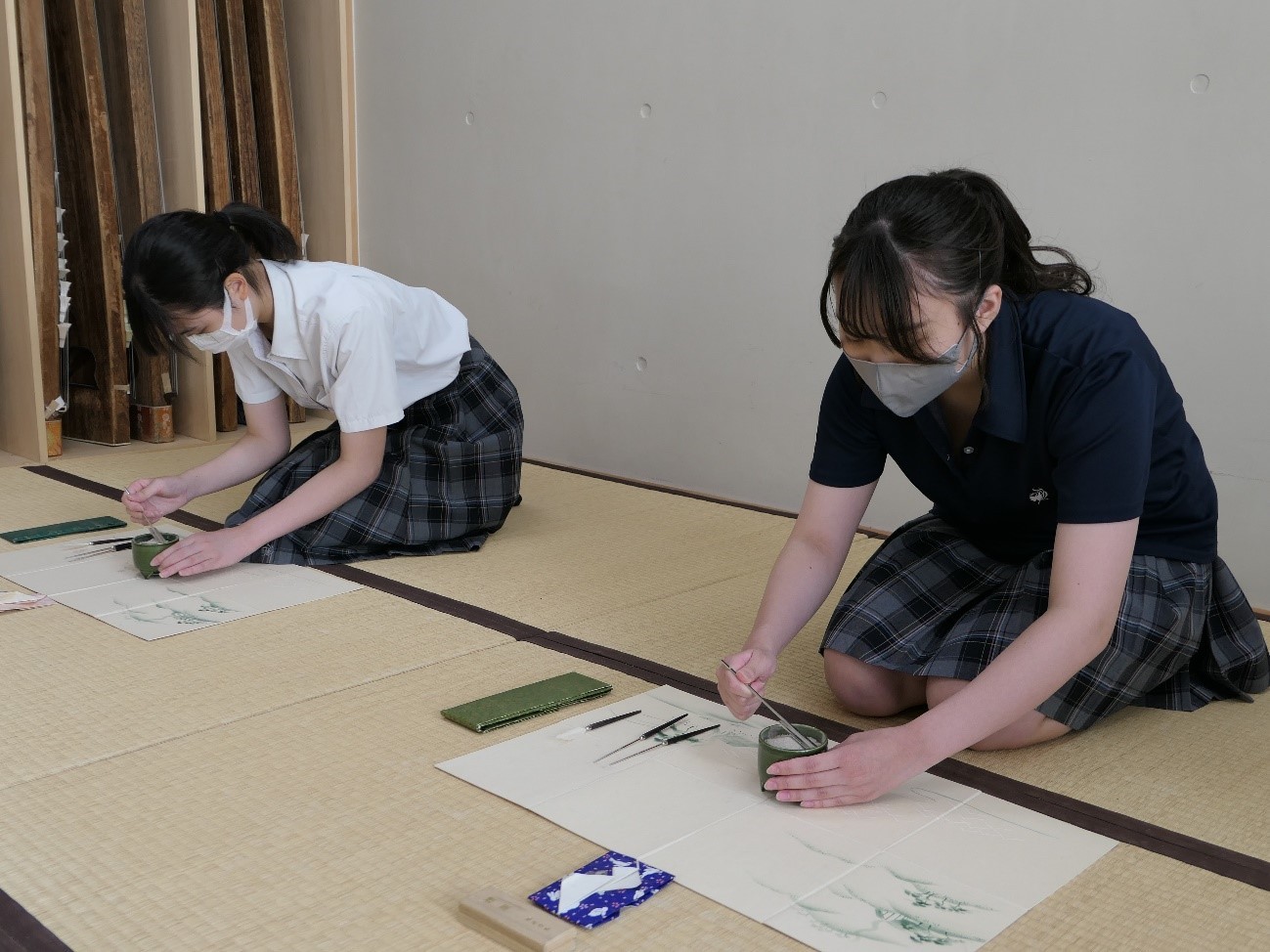 香道部のお点前