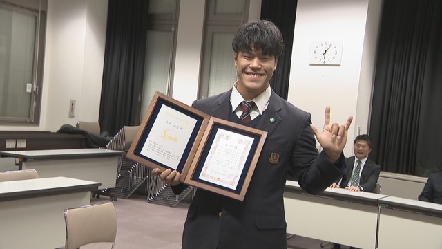 香川スポーツ賞／吉田泰造 選手