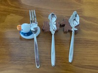動物好きで集めたカトラリーたち。どれも食卓を楽しく彩る存在／嵯峨山さん（@sgym_pht）提供