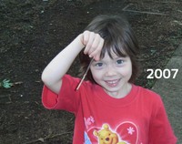 2007年 あどけなさが残る幼少期のハナさん／ハナさん（@hana_mrh23）提供