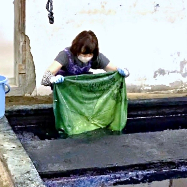 コロナ禍、自分を見つめ直し友禅、そして藍染と向き合うことを決意（画像提供：タカハシヤスコさん）