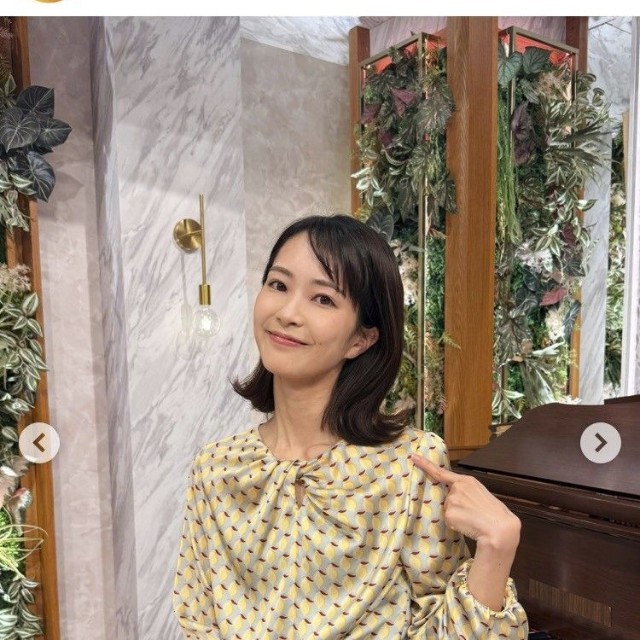 下村彩里アナウンサーのインスタグラム＠sairi.shimomura_exより