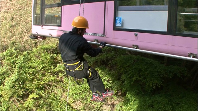 寒霞渓ロープウェイ55年間無事故でも訓練はかかせません　香川・小豆島町