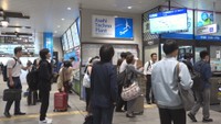 JR倉敷駅　午前8時半頃