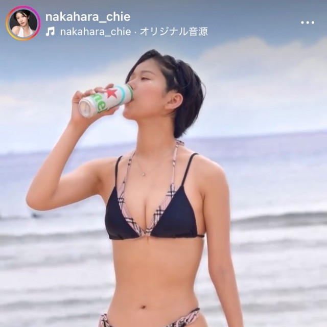 仲原ちえインスタグラム(@nakahara_chie)より